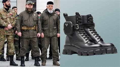 chechnya president prada boots|chechen warlord wearing boots.